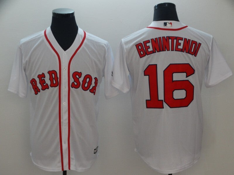 Boston Red Sox #16 Andrew Benintendi Style 1 Baseball Jersey baseball jersey product view 1