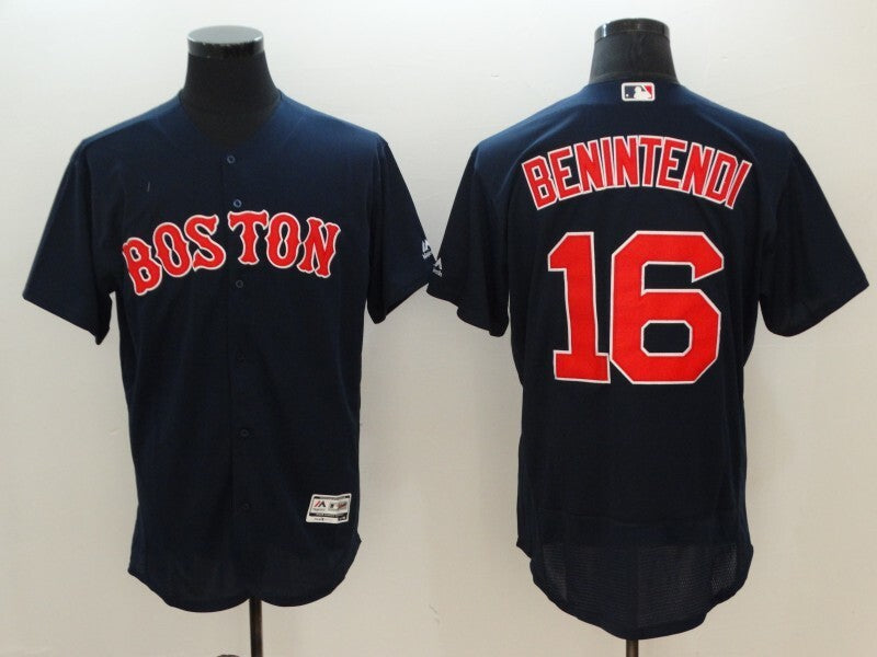 Boston Red Sox #16 Andrew Benintendi Style 2 Baseball Jersey baseball jersey product view 1