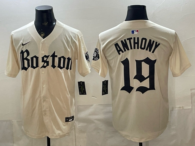 Boston Red Sox #19 Roman Anthony Red Sox 5 Edition Baseball Jersey baseball jersey product view 1