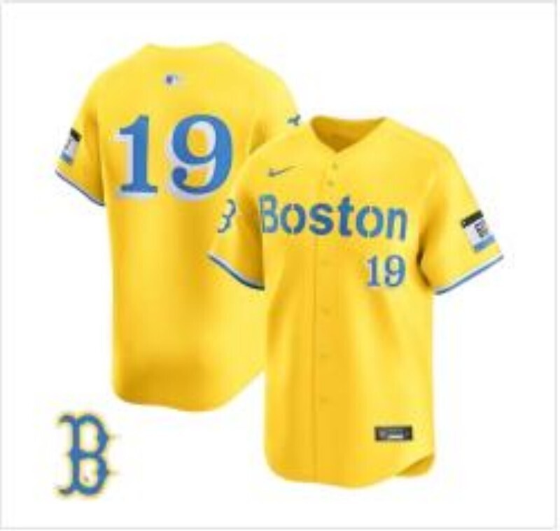 Boston Red Sox #19 Roman Anthony Red Sox City Adult Style 1 Baseball Jersey baseball jersey product view 1