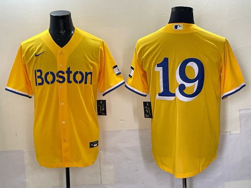 Boston Red Sox #19 Roman Anthony Red Sox City Adult Style 2 Baseball Jersey baseball jersey product view 1