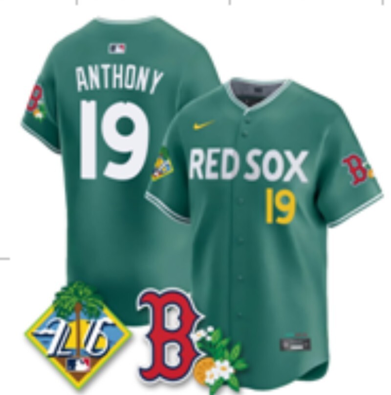 Boston Red Sox #19 Roman Anthony Style 2 Baseball Jersey baseball jersey product view 1