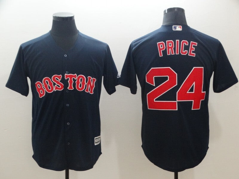 Boston Red Sox #24 David Price Style 1 Baseball Jersey baseball jersey product view 1