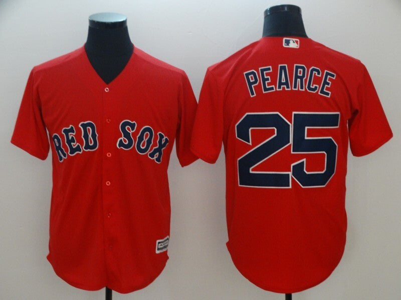 Boston Red Sox #25 Steve Pearce Style 1 Baseball Jersey baseball jersey product view 1