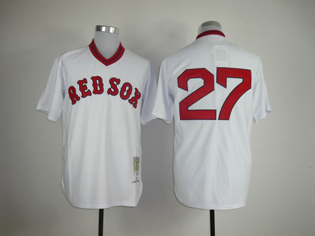 Boston Red Sox #27 Style 1 Baseball Jersey baseball jersey product view 1