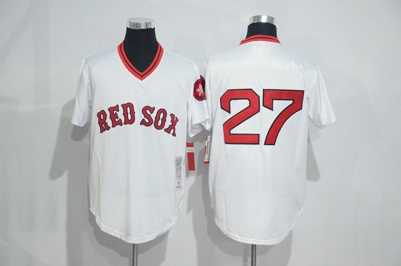 Boston Red Sox #27 Style 2 Baseball Jersey baseball jersey product view 1