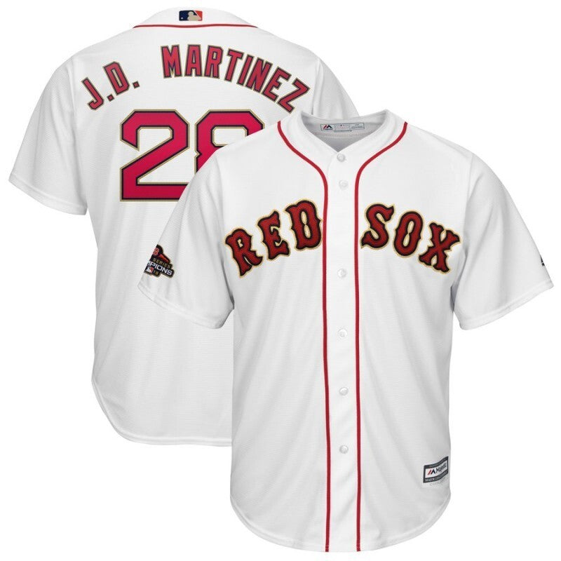 Boston Red Sox #28 J.D Martinez 2019 Fan Edition mb3 Baseball Jersey baseball jersey product view 1