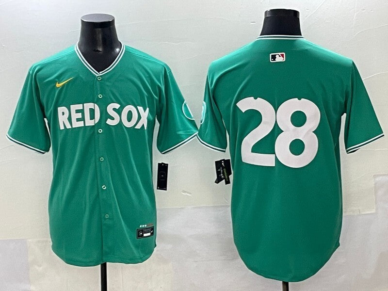 Boston Red Sox #28 Kristian Campbell Red Sox Collaboration Style 3 Baseball Jersey baseball jersey product view 1