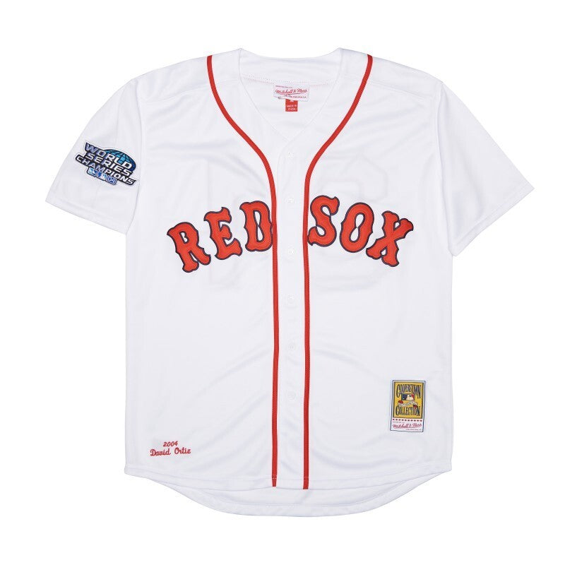 Boston Red Sox #34 David Ortiz Style 3 Baseball Jersey baseball jersey product view 1
