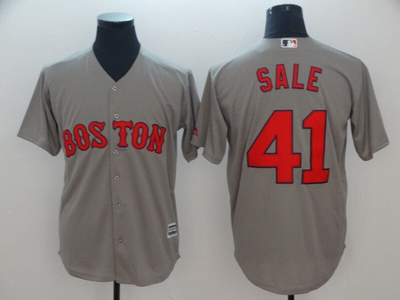 Boston Red Sox #41 Chris Sale Style 3 Baseball Jersey baseball jersey product view 1