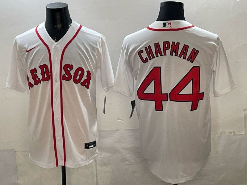 Boston Red Sox #44 Aroldis Chapman Red Sox Adult Style 2 Baseball Jersey baseball jersey product view 1