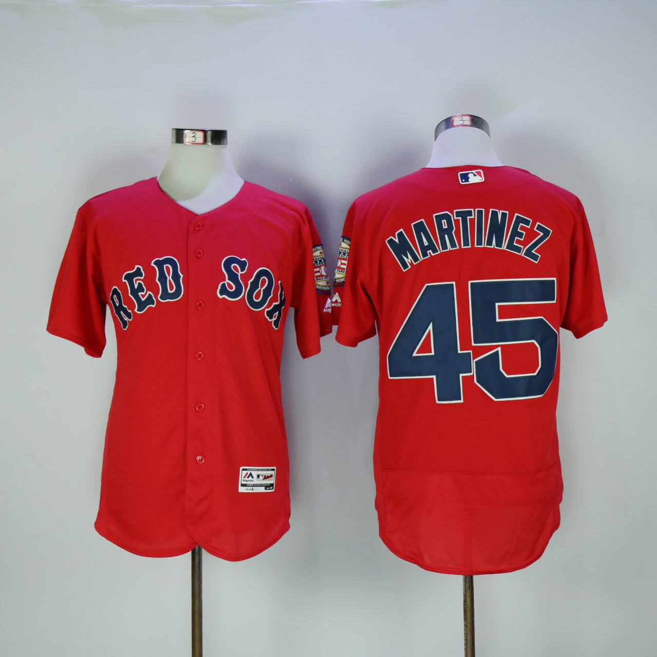 Boston Red Sox #45 Red Sox 45 Red Elite Edition Baseball Jersey baseball jersey product view 1