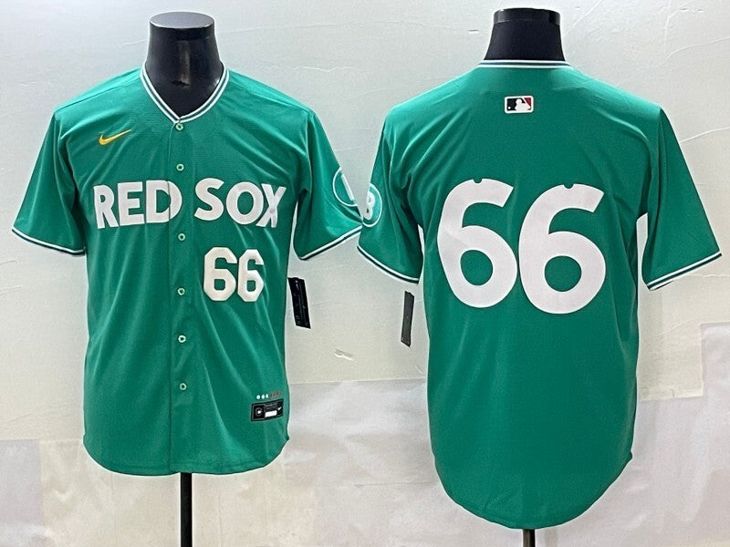Boston Red Sox #66 Brayan Bello Red Sox Collaboration Style 2 Baseball Jersey baseball jersey product view 1