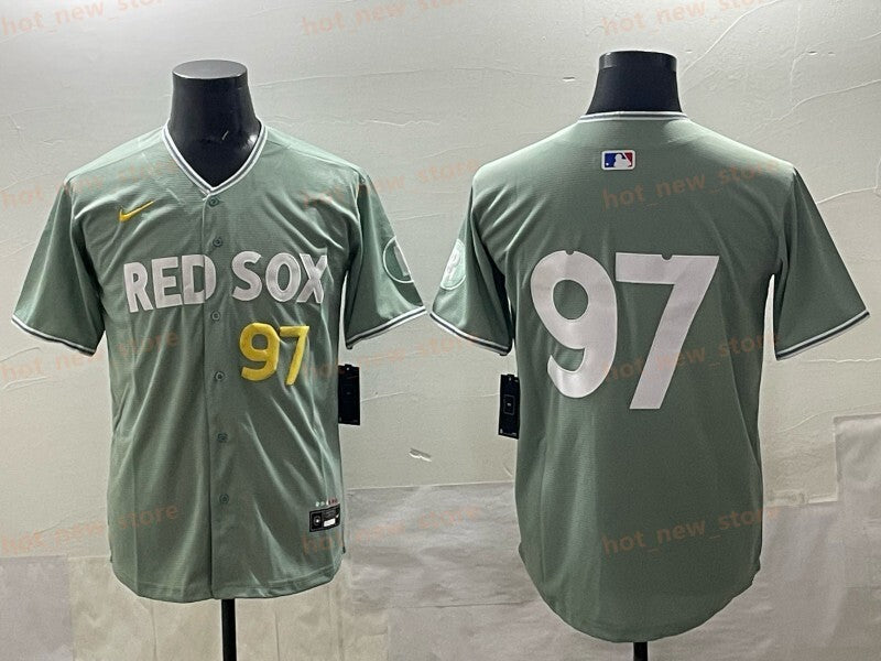 Boston Red Sox #97 Red Sox Special Edition Baseball Jersey baseball jersey product view 1