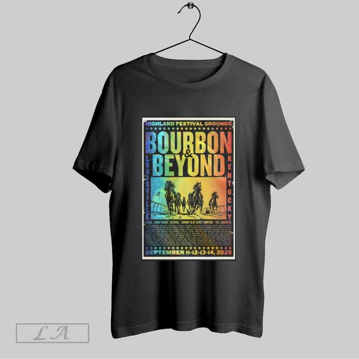 Bourbon Beyond Music Festival Louisville Ky September 11 14 2025 Concert Poster Unisex T-shirt, Sweatshirt, Hoodie, Long Sleeve Tee - T-Shirt, Sweatshirt, Hoodie
