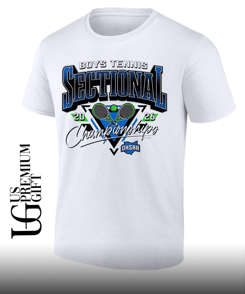 Boys Tennis Sectionals OHSAA 2026 shirt Unisex T-shirt, Sweatshirt, Hoodie, Long Sleeve Tee - T-Shirt, Sweatshirt, Hoodie