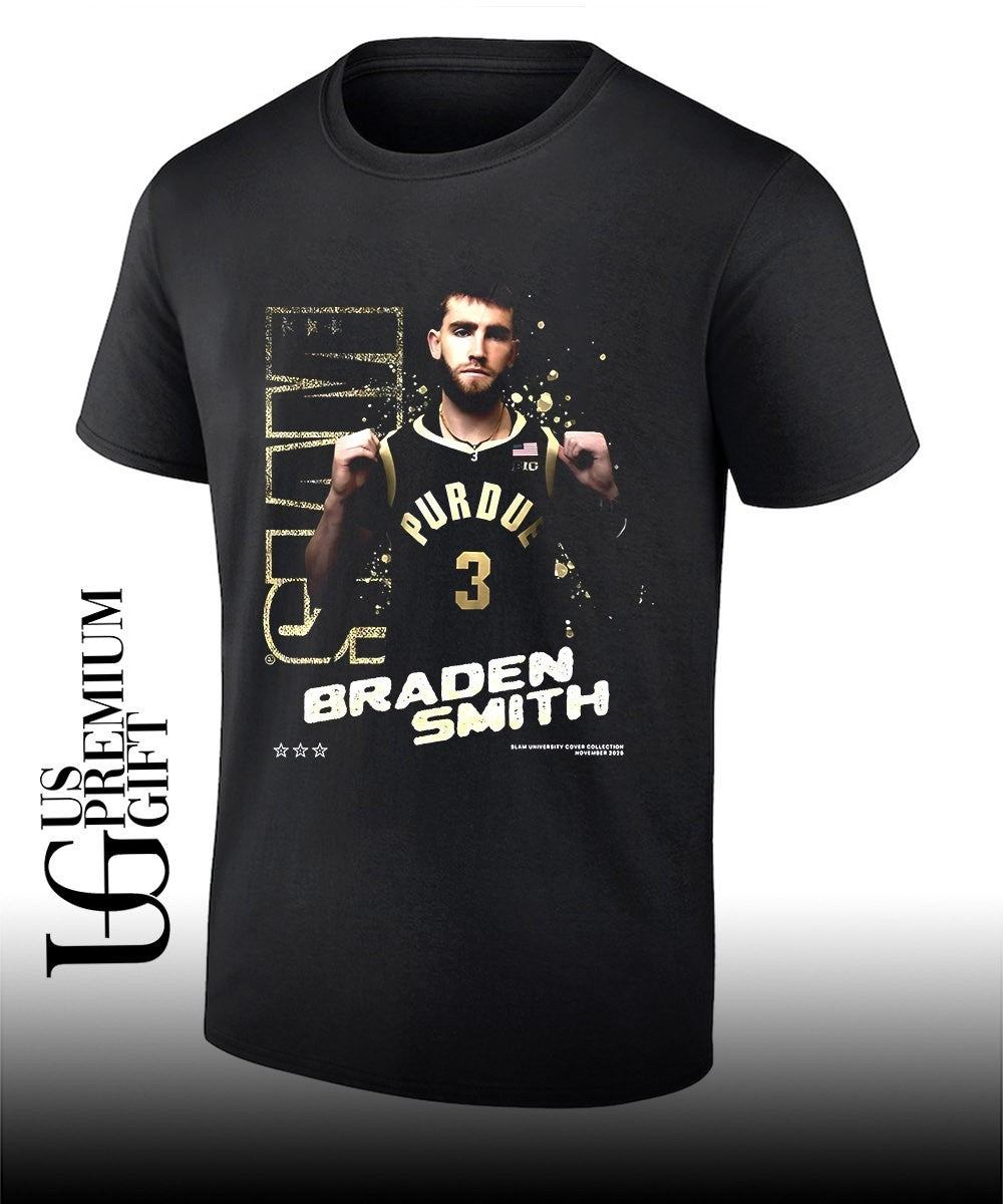 Braden Smith Purdue Boilermakers Basketball SlamU graphic shirt Unisex T-shirt, Sweatshirt, Hoodie, Long Sleeve Tee - T-Shirt, Sweatshirt, Hoodie