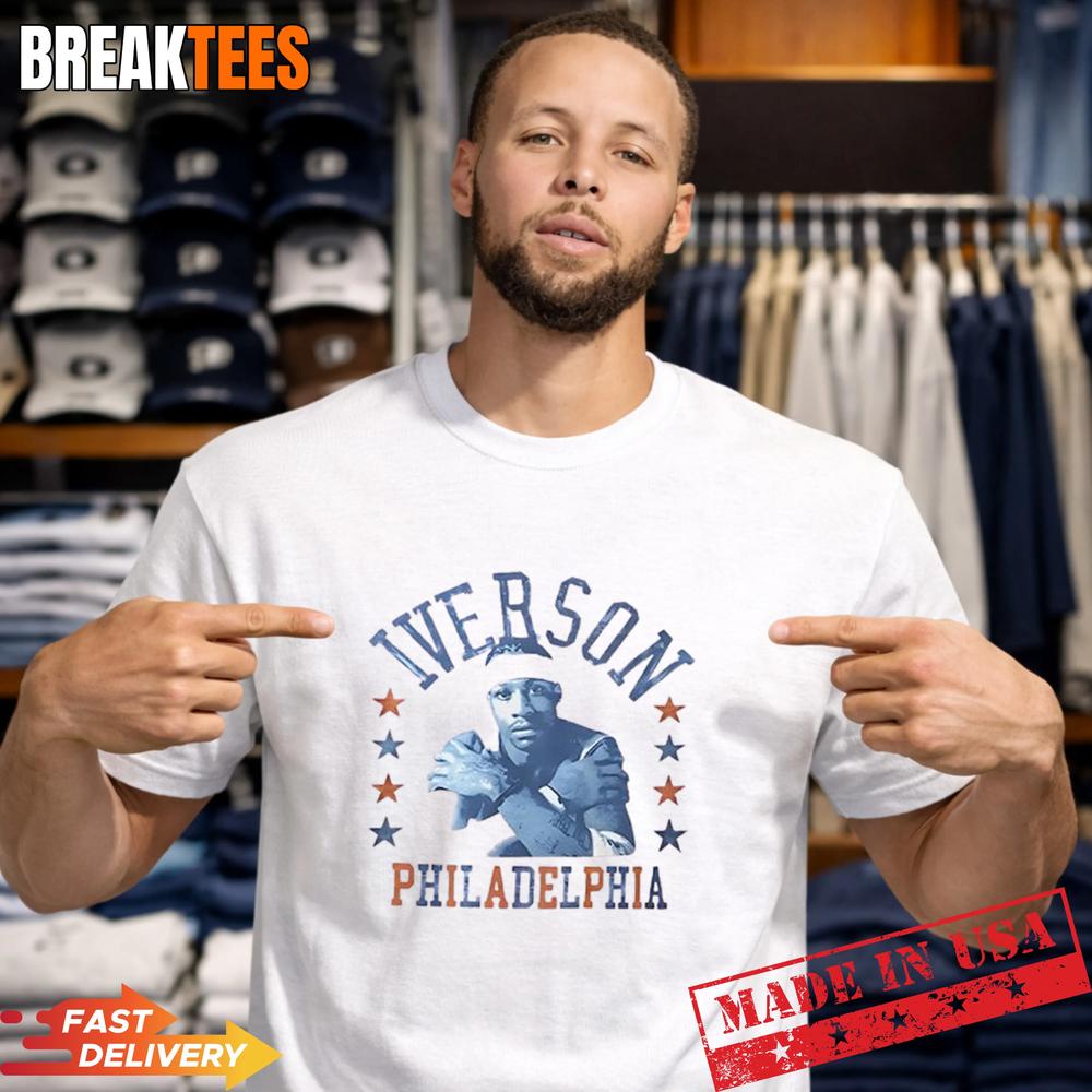 Bradley Cooper Allen Iverson Philadelphia 76ers NBA T-Shirt Unisex T-shirt, Sweatshirt, Hoodie, Long Sleeve Tee - T-Shirt, Sweatshirt, Hoodie
