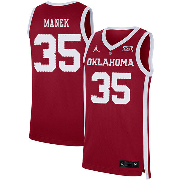 Brady Manek 35 Red College Football Jersey football jersey product view 1