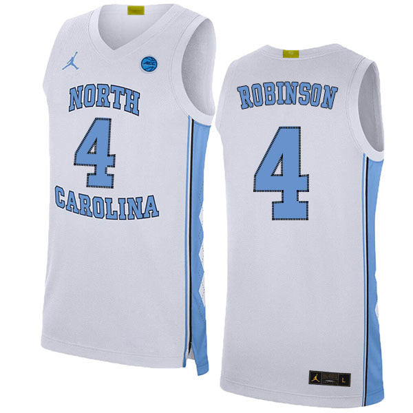Brandon Robinson 4 White College Football Jersey football jersey product view 1