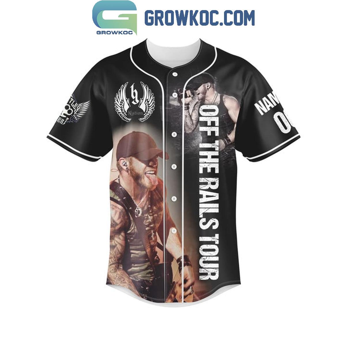 Brantley Gilbert If You Can’t Live It Down 2024 Personalized Baseball Jersey baseball jersey product view 2