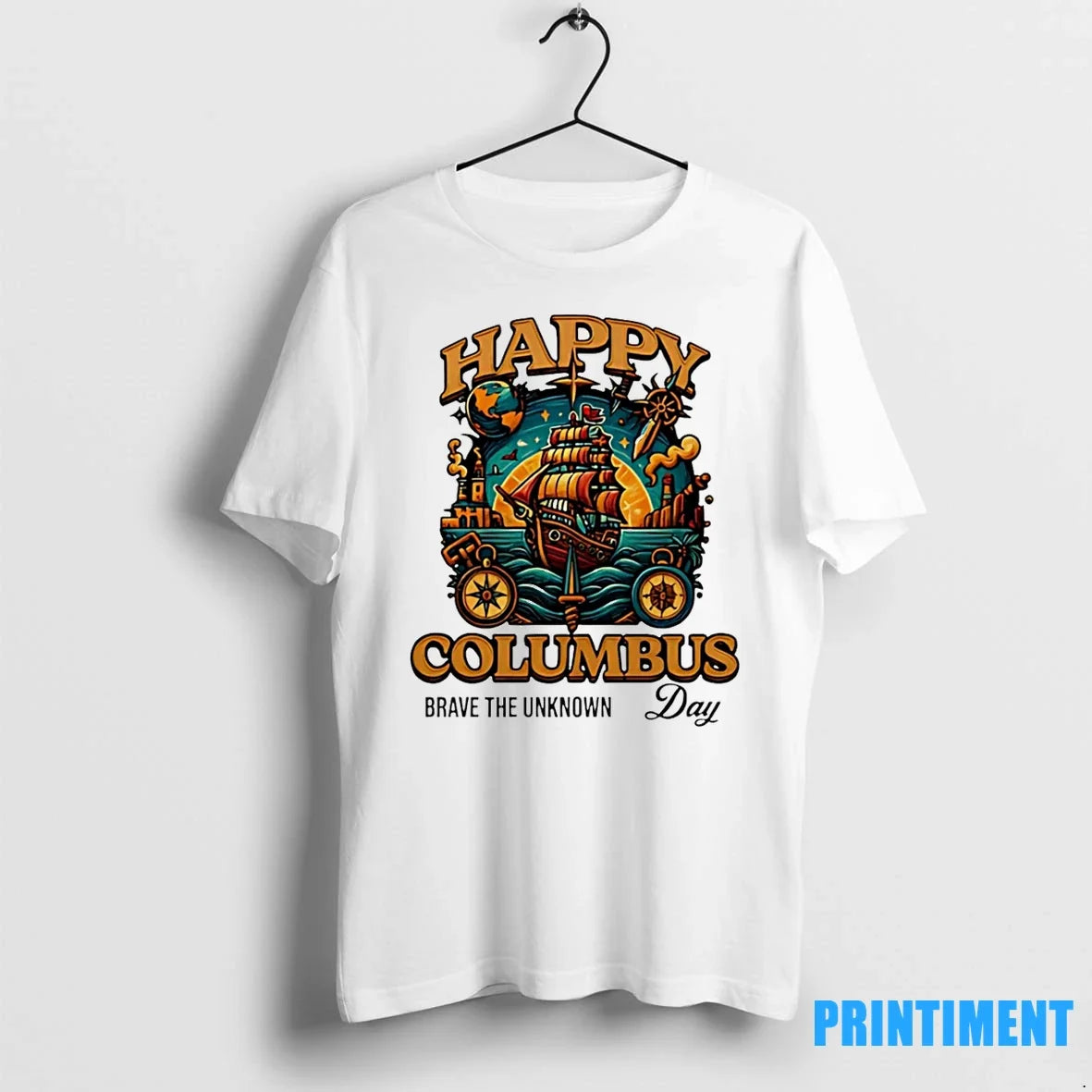 Brave The Unknown Columbus Day Tshirts Sweater Unisex T-shirt, Sweatshirt, Hoodie, Long Sleeve Tee - T-Shirt, Sweatshirt, Hoodie