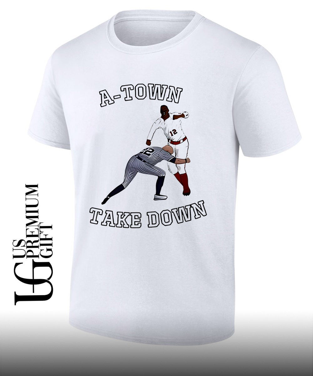 Braves Walt Weiss vs Jorge Soler A-Town Take Down baseball shirt Unisex T-shirt, Sweatshirt, Hoodie, Long Sleeve Tee - T-Shirt, Sweatshirt, Hoodie