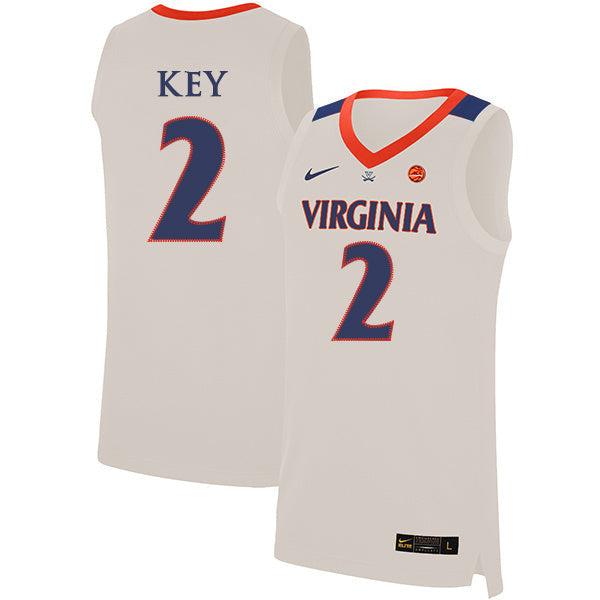 Braxton Key 2 White College Football Jersey football jersey product view 1