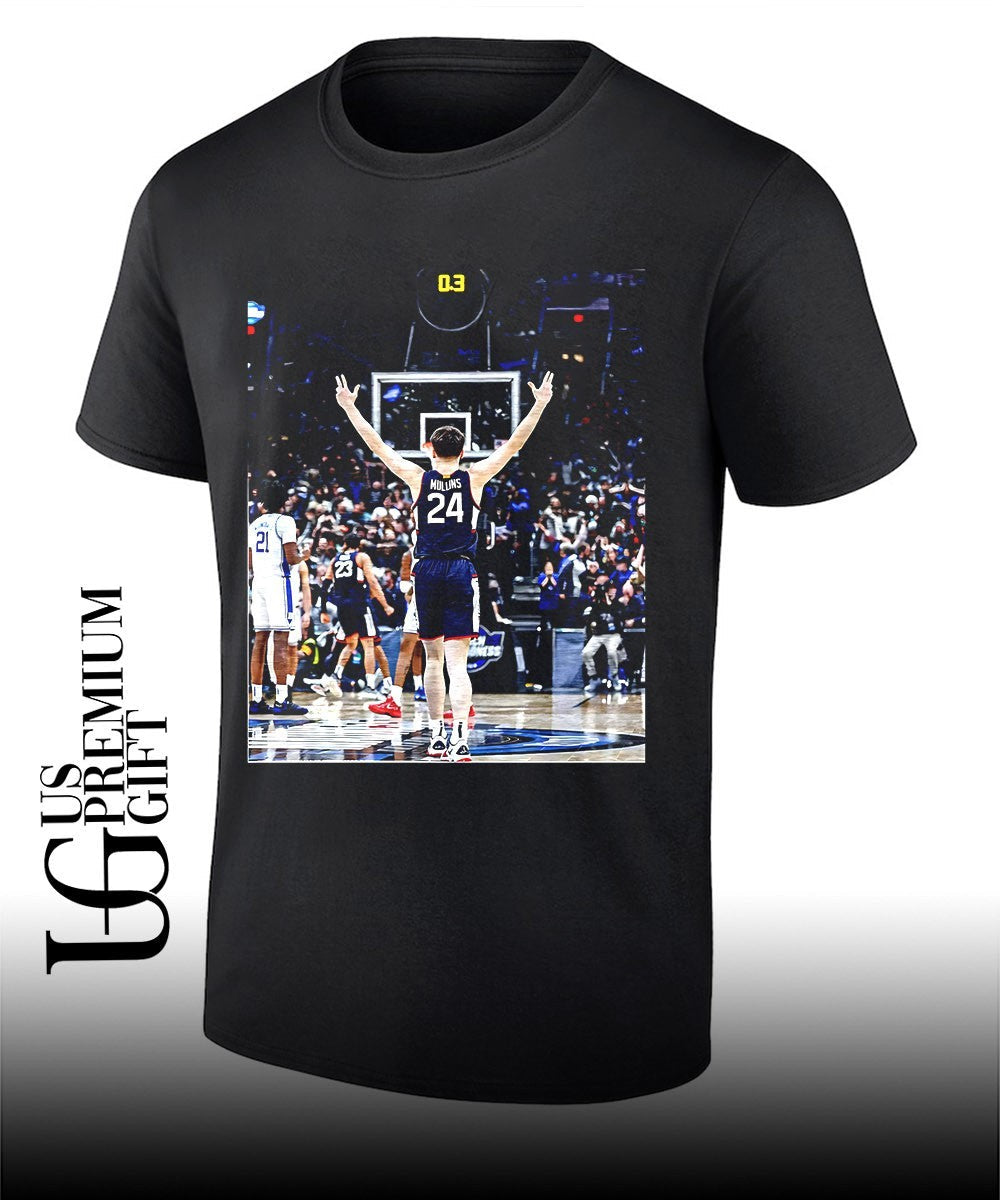 Braylon Mullins 0.3 Seconds Buzzer Beater UConn vs Duke 2026 Elite Eight Final shot graphic shirt - T-Shirt, Sweatshirt, Hoodie