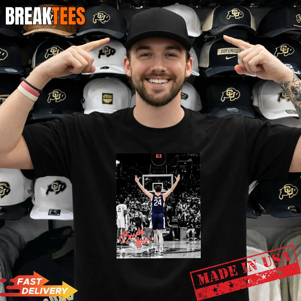 Braylon Mullins #24 Final Four 2026 Vintage Signature T-Shirt Unisex T-shirt, Sweatshirt, Hoodie, Long Sleeve Tee - T-Shirt, Sweatshirt, Hoodie