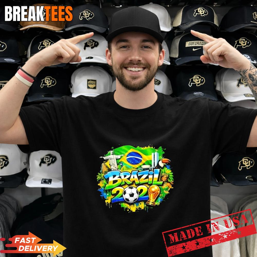 Brazil North America Soccer Tournament 2026 T-Shirt Unisex T-shirt, Sweatshirt, Hoodie, Long Sleeve Tee - T-Shirt, Sweatshirt, Hoodie