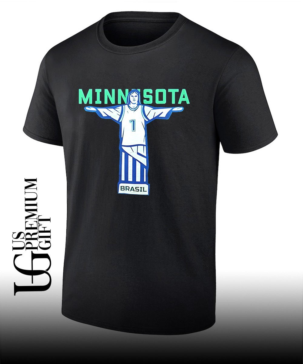 Brazil Timberwolves Minnesota Basketball shirt Unisex T-shirt, Sweatshirt, Hoodie, Long Sleeve Tee - T-Shirt, Sweatshirt, Hoodie