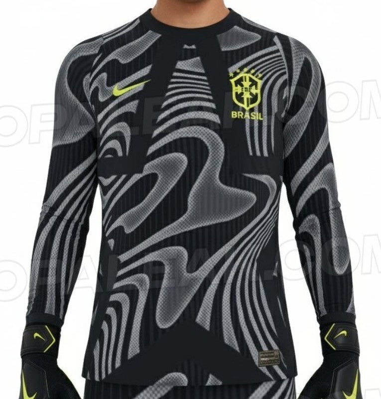 Brazil 2026 World Cup GK Style 4 Soccer Jersey sports jersey product view 1