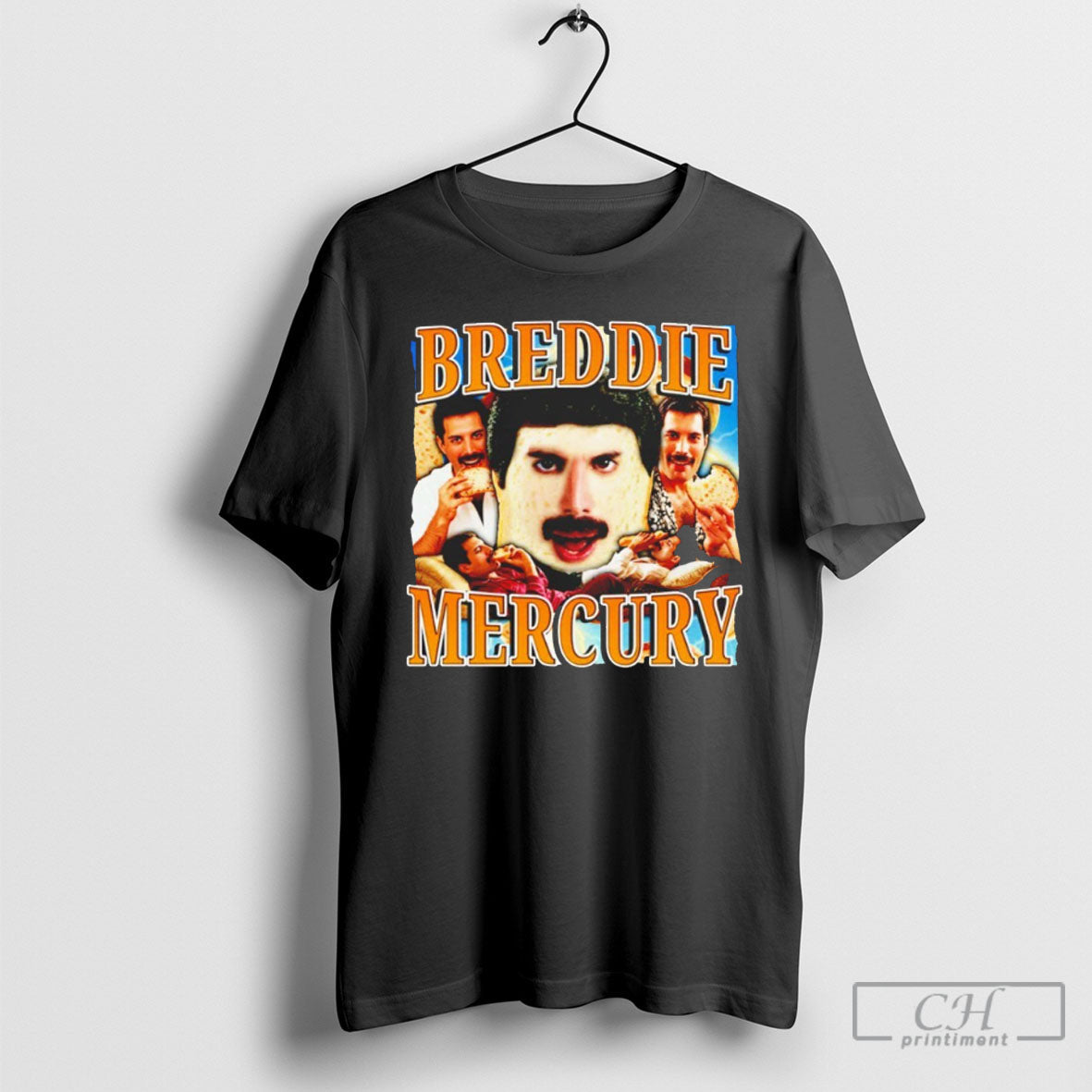 Breddie Mercury Bread Shirts Unisex T-shirt, Sweatshirt, Hoodie, Long Sleeve Tee - T-Shirt, Sweatshirt, Hoodie