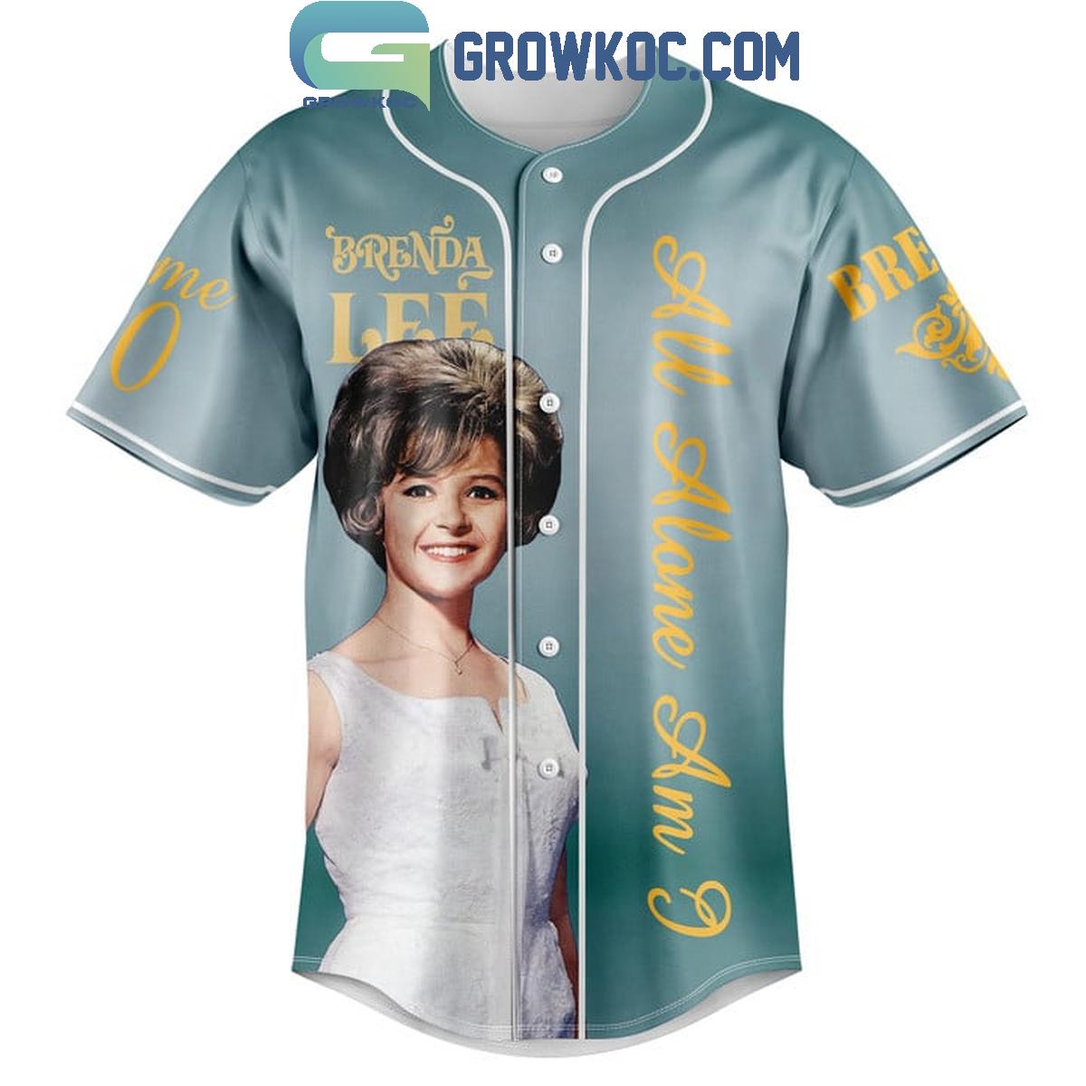Brenda Lee Life Is About More Than Just Surviving Personalized Baseball Jersey baseball jersey product view 2