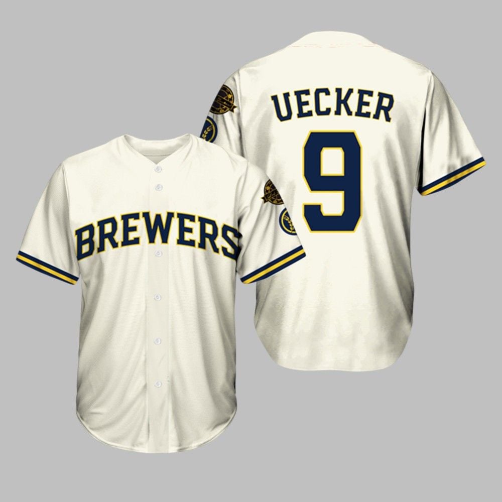 Brewers Bob Uecker 2025 Jersey baseball jersey product view 1