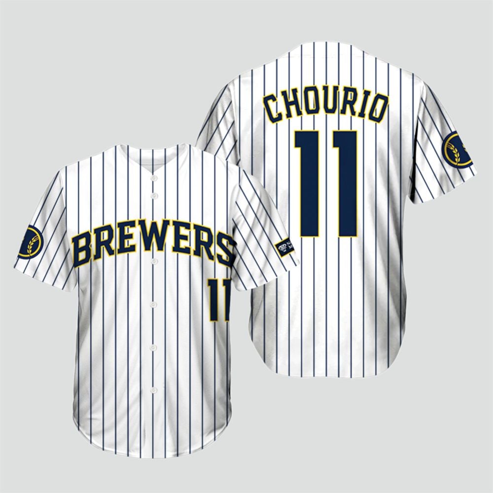 Brewers Jackson Chourio Jersey Giveaway 2025 baseball jersey product view 1