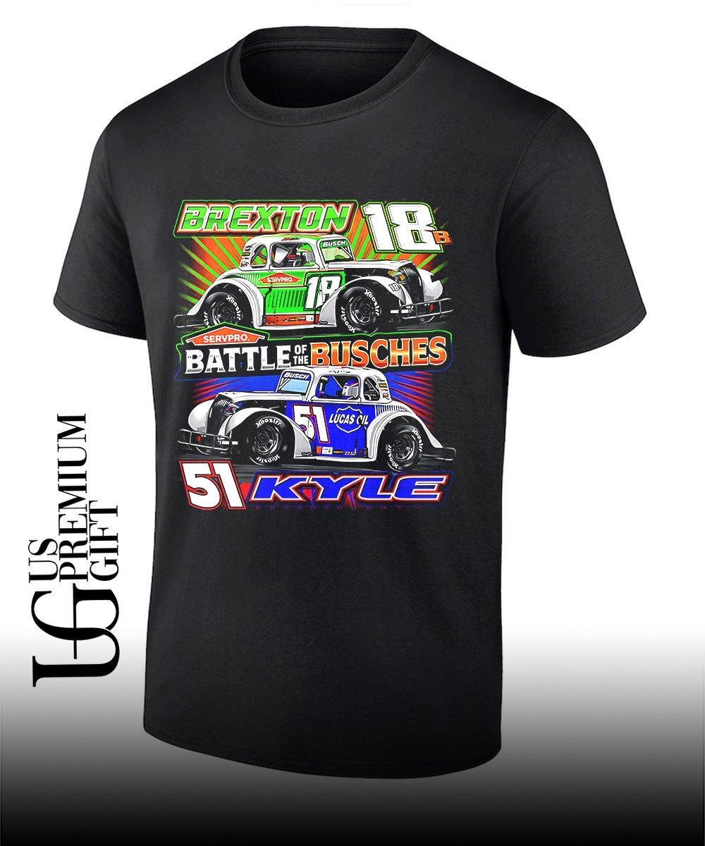 Brexton 18 Kyle Busch Battle of the Busches racing shirt Unisex T-shirt, Sweatshirt, Hoodie, Long Sleeve Tee - T-Shirt, Sweatshirt, Hoodie