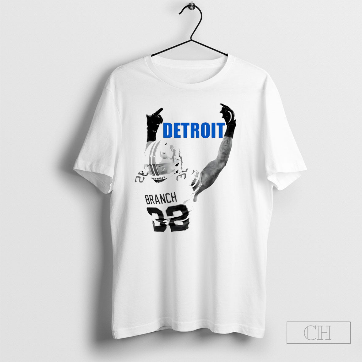 Brian Branch 32 Detroit Lions Grit Middle Finger Tee Unisex T-shirt, Sweatshirt, Hoodie, Long Sleeve Tee - T-Shirt, Sweatshirt, Hoodie