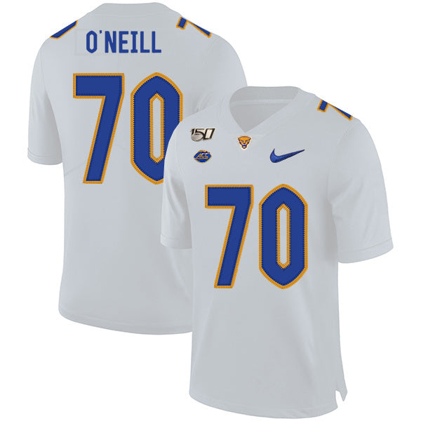 Brian O'Neill 70 White College Football Jersey football jersey product view 1