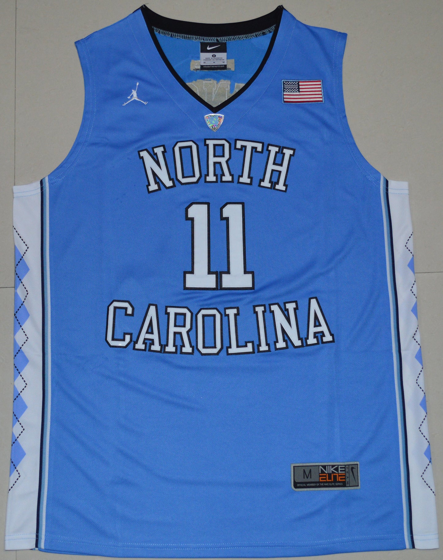 Brice Johnson 11 Carolina Blue1 College Football Jersey football jersey product view 1