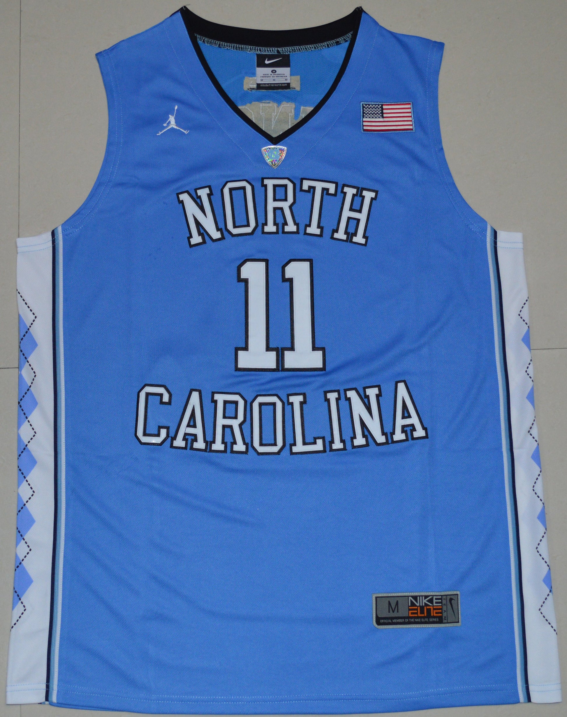 Brice Johnson 11 Carolina Blue1 College Football Jersey football jersey product view 1
