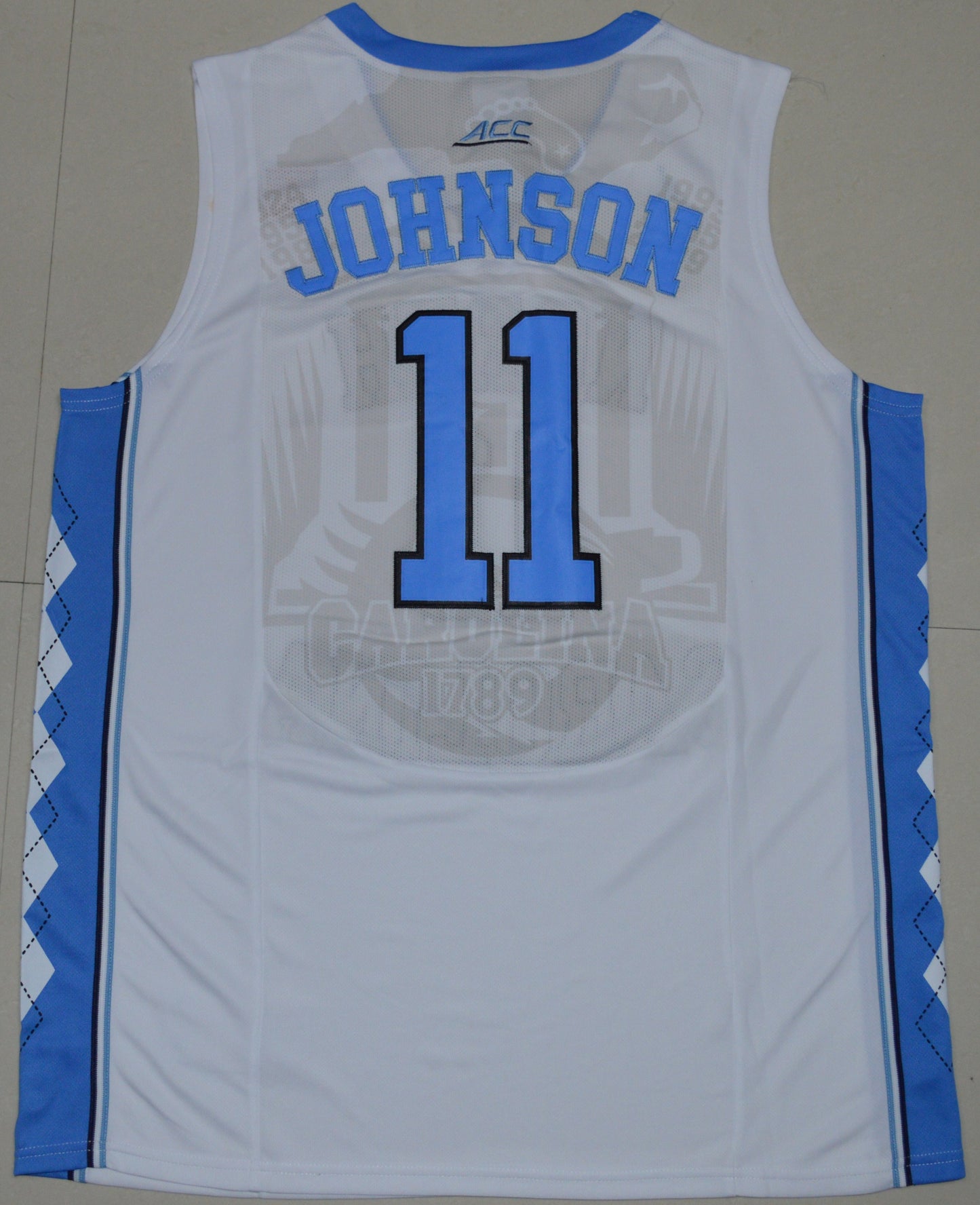 Brice Johnson 11 White1 College Football Jersey football jersey product view 1