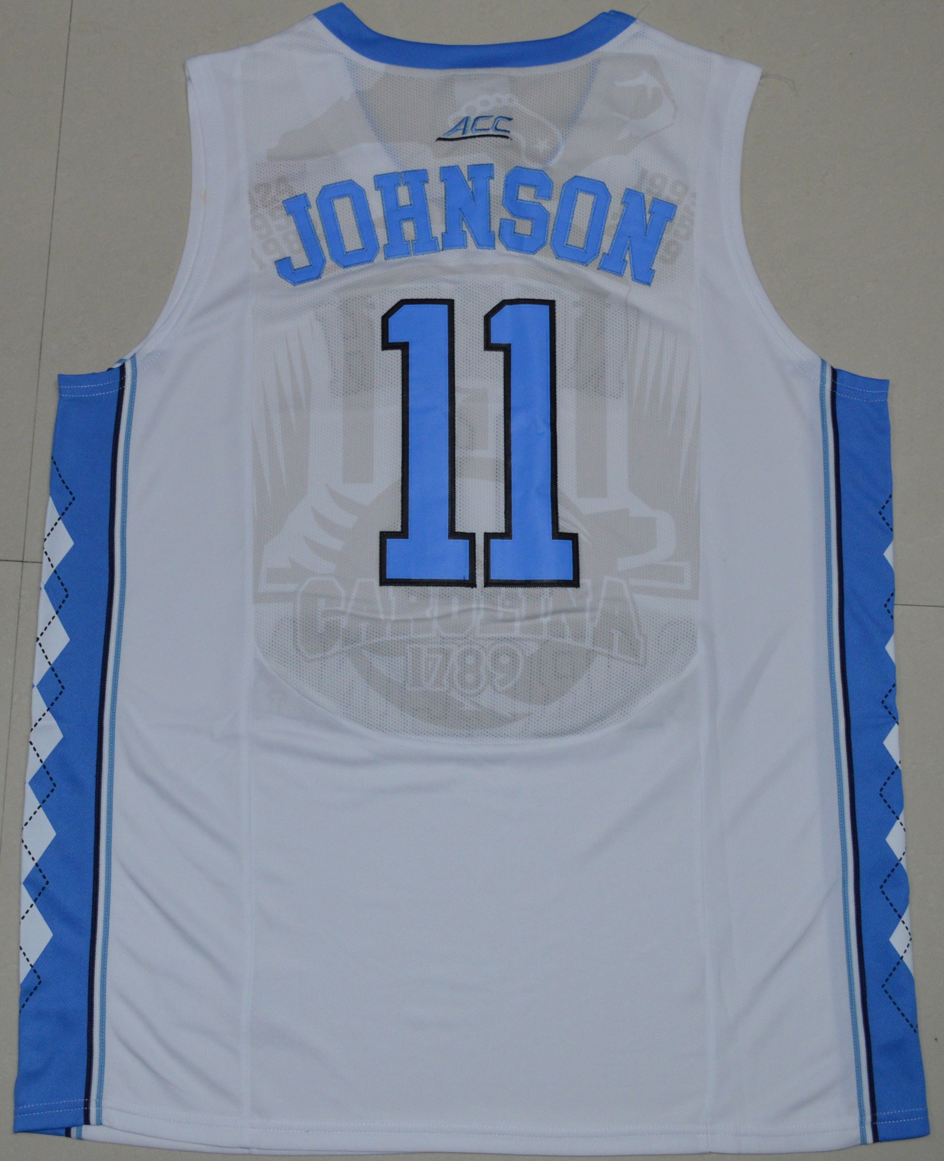 Brice Johnson 11 White1 College Football Jersey football jersey product view 1