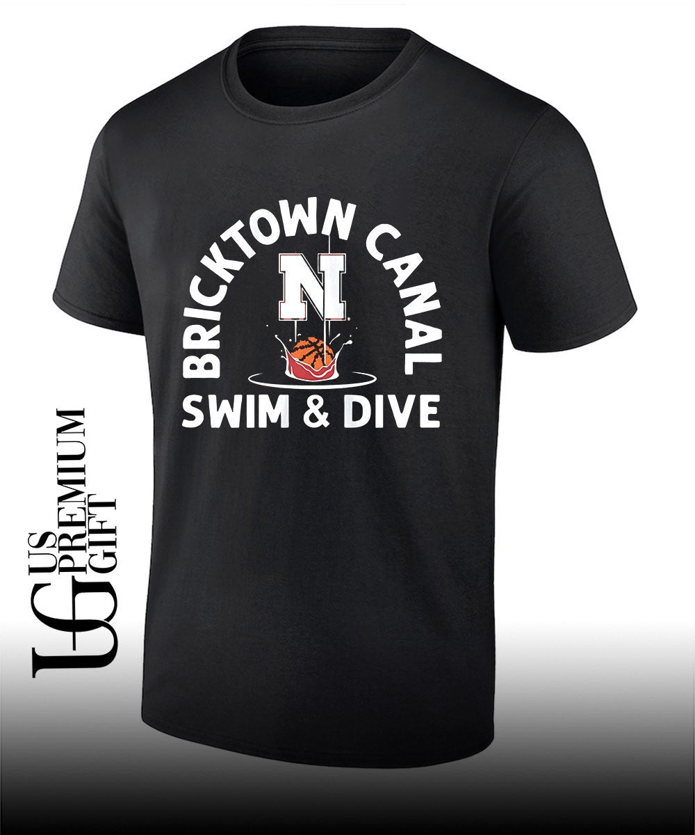 Bricktown Canal Swim and Dive Nebraska Cornhuskers basketball shirt Unisex T-shirt, Sweatshirt, Hoodie, Long Sleeve Tee - T-Shirt, Sweatshirt, Hoodie