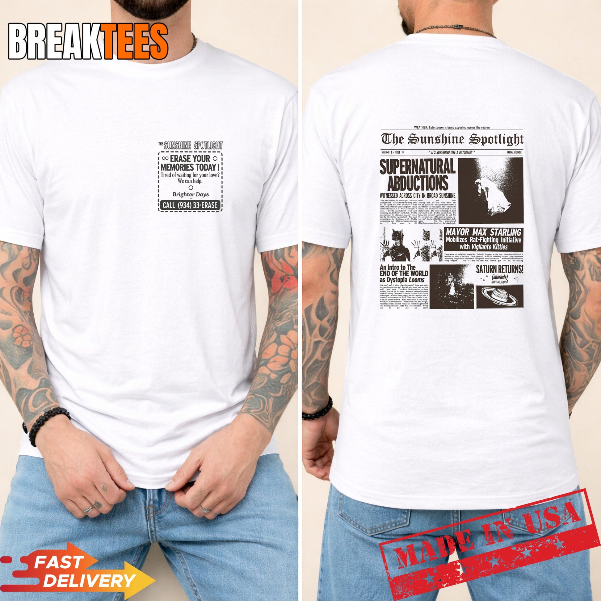 Brighter Days Sunshine Spotlight Graphic Shirt Unisex T-shirt, Sweatshirt, Hoodie, Long Sleeve Tee - T-Shirt, Sweatshirt, Hoodie