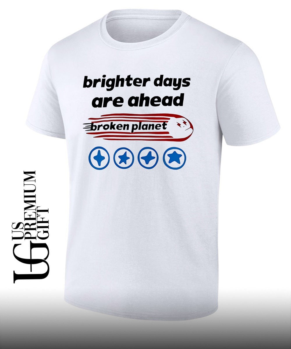 Brighter days are ahead broken plane shirt Unisex T-shirt, Sweatshirt, Hoodie, Long Sleeve Tee - T-Shirt, Sweatshirt, Hoodie