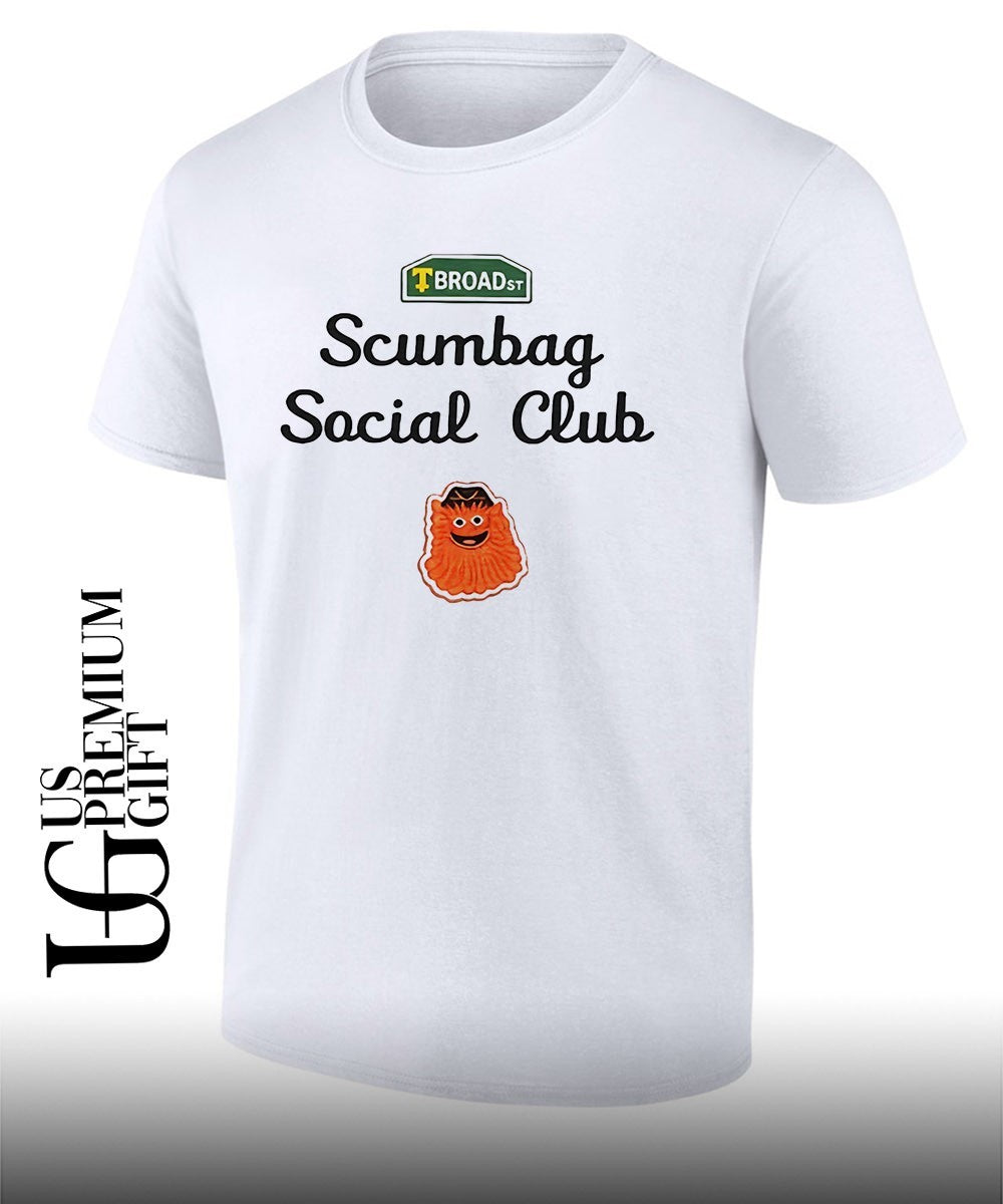 Broad street scumbag social club Philadelphia Flyers T-shirt Unisex T-shirt, Sweatshirt, Hoodie, Long Sleeve Tee - T-Shirt, Sweatshirt, Hoodie