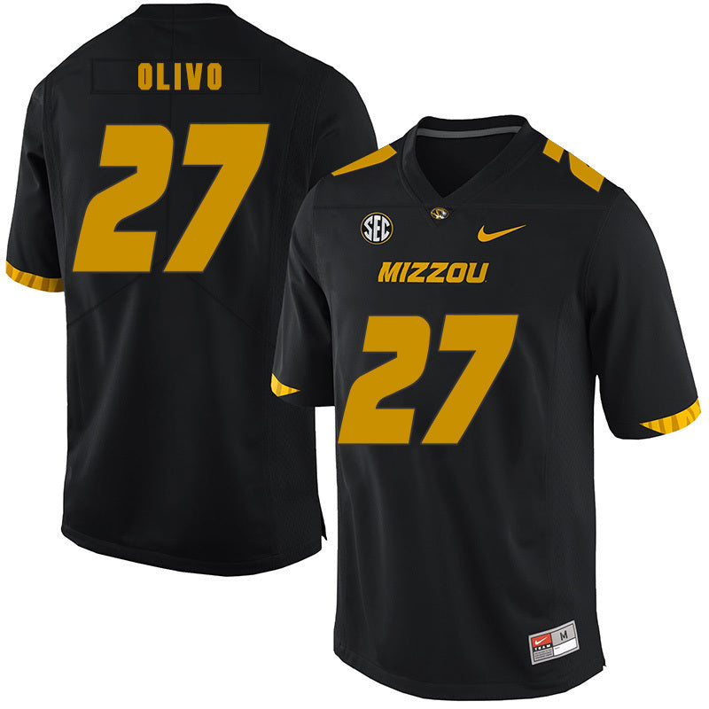 Brock Olivo 27 Black College Football Jersey football jersey product view 1