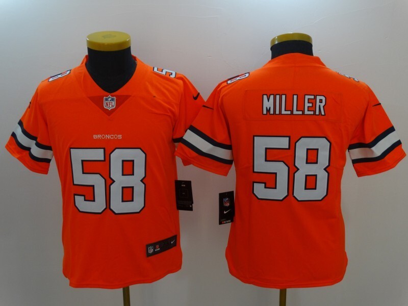 Broncos Broncos ( Youth) Style 1 Football Jersey football jersey product view 1